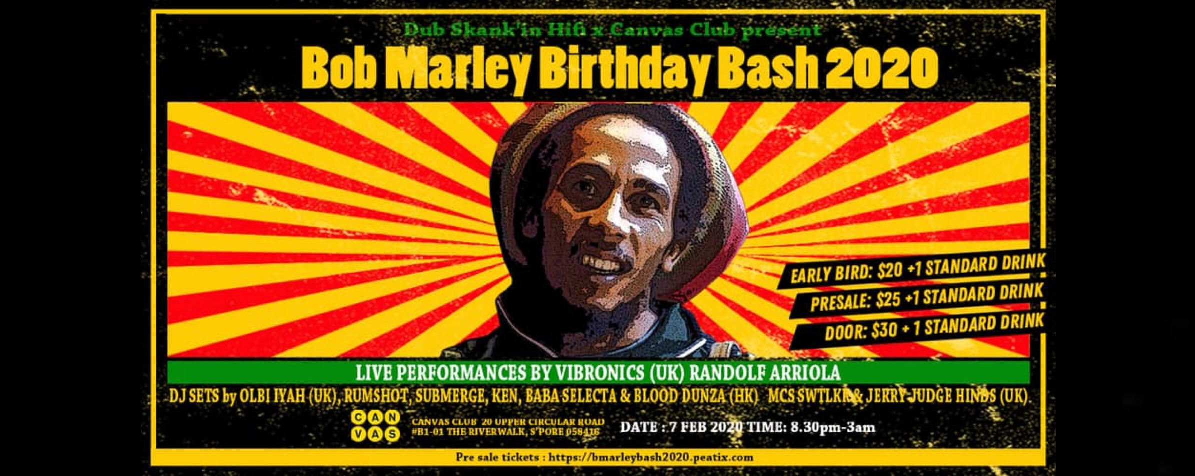 Bob Marley Birthday Bash 2020